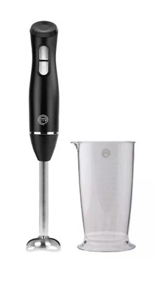 Master Chef Stabmixer Glas Dosierlöffel 700ml Inkl 2 Gang Stickblender