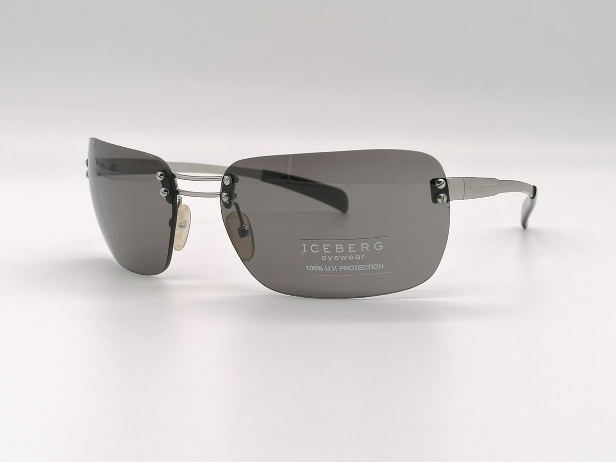 Authentic ICEBERG IG85122 Rectangle Sunglasses Unisex Stock