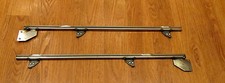 1955 1956 1957 CHEVY METAL DOOR GLASS BOTTOM TRACK CHANNELS NOMAD Pair USA MADE