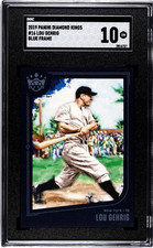2019 Panini Diamond Kings #16 Lou Gehrig Blue Frame SGC 10 GEM MINT