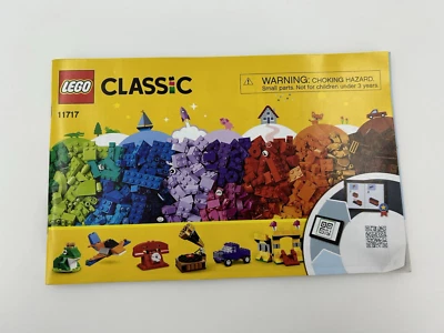 Lego Classic 11717 Frog Plane Phone Truck Instructional Manual Only - Image 1 of 2