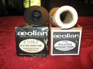 In A Little Spanish Town - Aeolian Player Piano Roll #1119: Hear It Play!