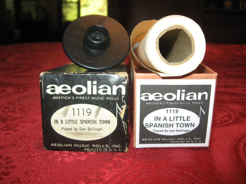 In A Little Spanish Town - Aeolian Player Piano Roll #1119: Hear It Play!