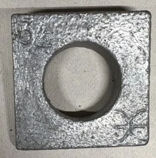 10 Beveled Square Washers Hot Dip Galvanized  Wedge Tapered Bevel Structural 3/4