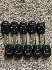 LOT OF 10 OEM HONDA ACCORD 08-12 REMOTE HEAD KEY RHK FOB FCC: KR55WK49308 GOOD!