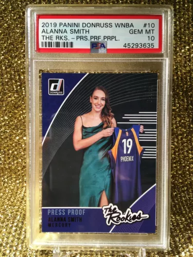 Alanna Smith 2019 Donruss WNBA  Press Proof Purple /99 Minnesota Lynx PSA 10 RC