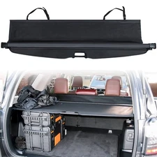 Trunk Cargo Cover for Toyota 4runner 2010-2024 Rear Retractable Shade Black
