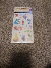 Sesame Street 4 Sheet Stickers Elmo Cookie Monster Big Bird