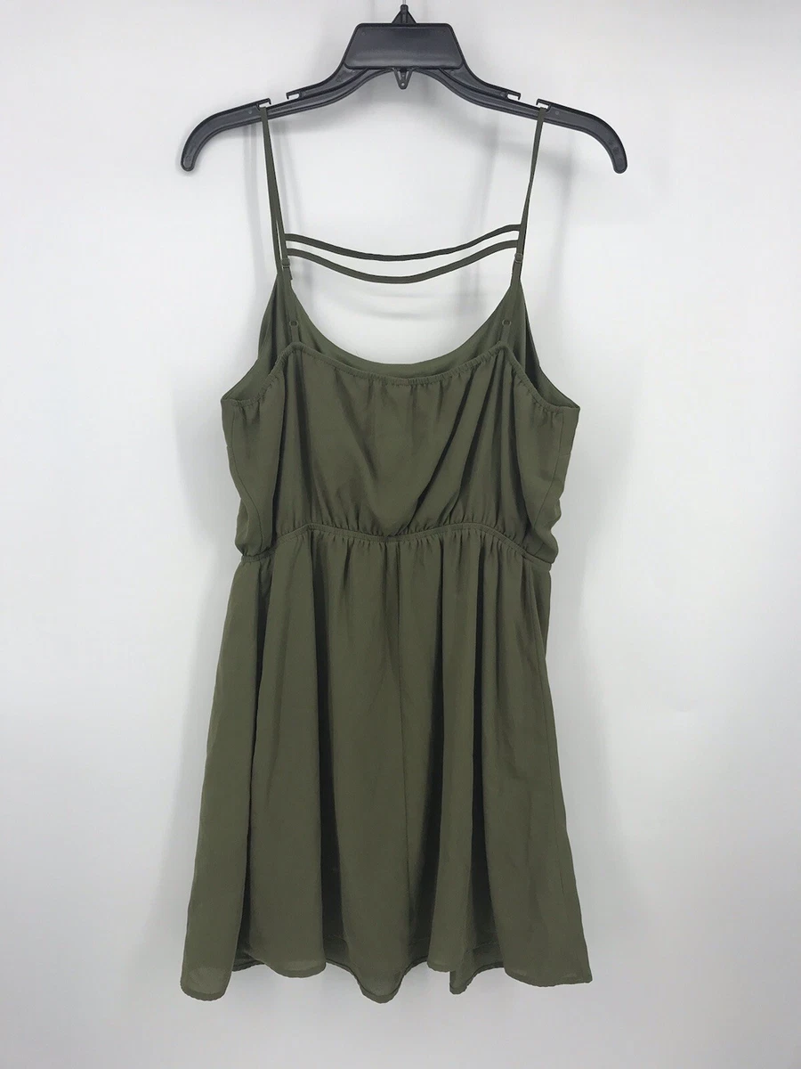 Vera wang olive shop green dress