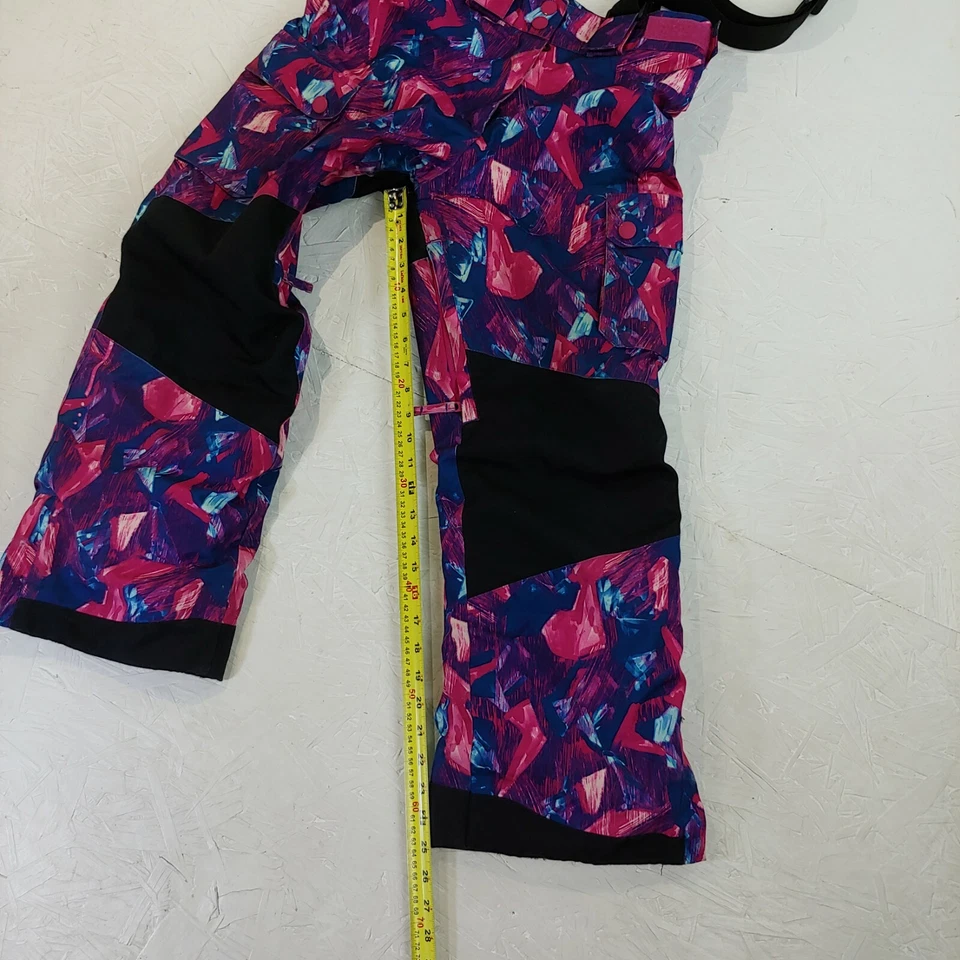 Ripzone snow pants ski snopants 8K Medium Polyester funky suspenders  - Изображение 2 из 4