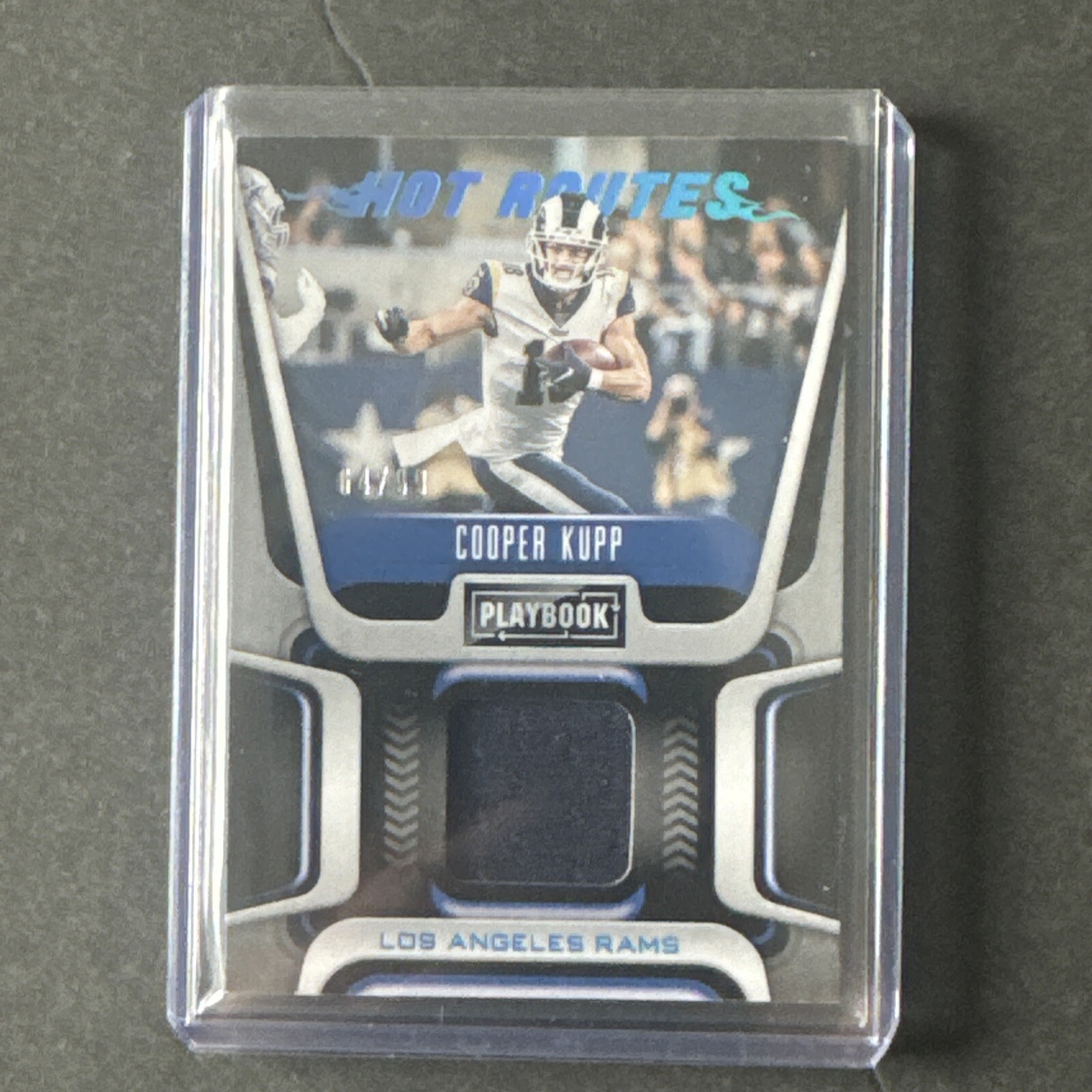 2020 Panini Playbook - Hot Routes Cooper Kupp #HR-CK Platinum /99 (MEM)