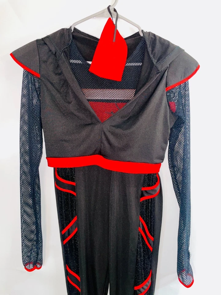 Sexy Mono con Capucha Luchador Dragón Ninja Guerrero Niña Halloween Adulto Disfraz M Foto 4 de 4