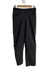 Showers Pass Small Convertible Zip Off Pants Shorts Black Cycling Unlined Unisex
