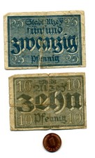 Notgeld - Miasto Alzey - 10 i 25 fenigów - 1919