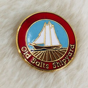 Vtg Old Salts Shipyard Vancouver Worlds Fair Expo 86 Souvenir Enamel Lapel Pin