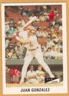 JUAN GONZALEZ CRIOLLOS DE CAGUAS ALL STAR OF UPDATE SET 1989-90 PR #52 OF 75