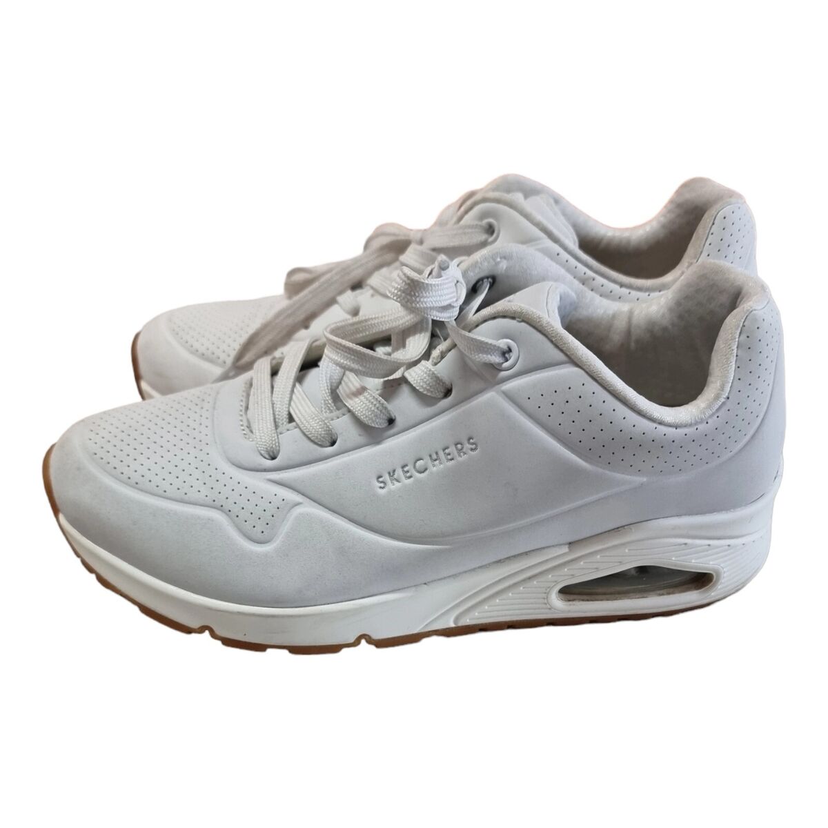 SKECHERS Los Angeles Memory Foam Womens Sneakers White Shoes SKECHERS Los Angeles Memory Foam Womens Sneakers White Shoes