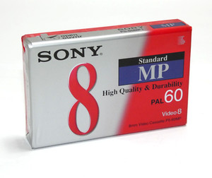 SONY VIDEO 8 STANDARD MP PAL NTSC CASSETTE K7 VIDEO 60 MIN P5-60MP NEUF SCELLE