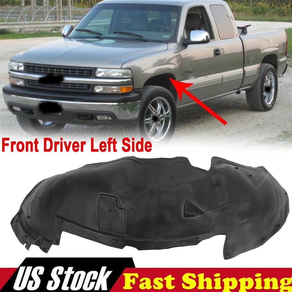 Front Splash Shield Fender Liner Left Side For 1999-2007 Silverado /Sierra 1500