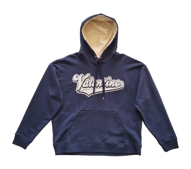 VALENTINO Sweat À Capuche En Coton Pour Homme Bleu S