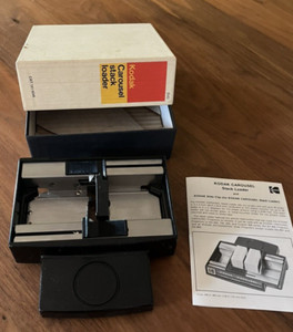 Kodak Carousel Stack Loader B40 Original Box Manual CAT 1514249