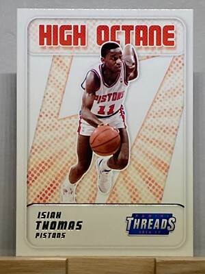 2016-17 Panini Threads High Octane #9 Isiah Thomas Pistons 0011