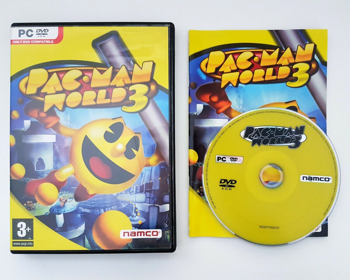 ミュージック  Man  World DVD Pac-Man World 3 - PC DVD - RARE - Free, Fast P&P! | eBay