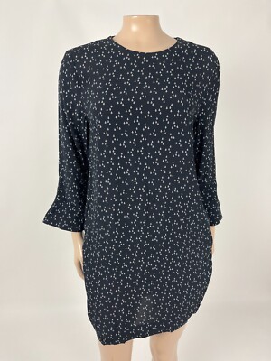 NEW Stockholm Atelier Couture & OTHER STORIES Crepe Dress 6 Sailor Anchor G4-2