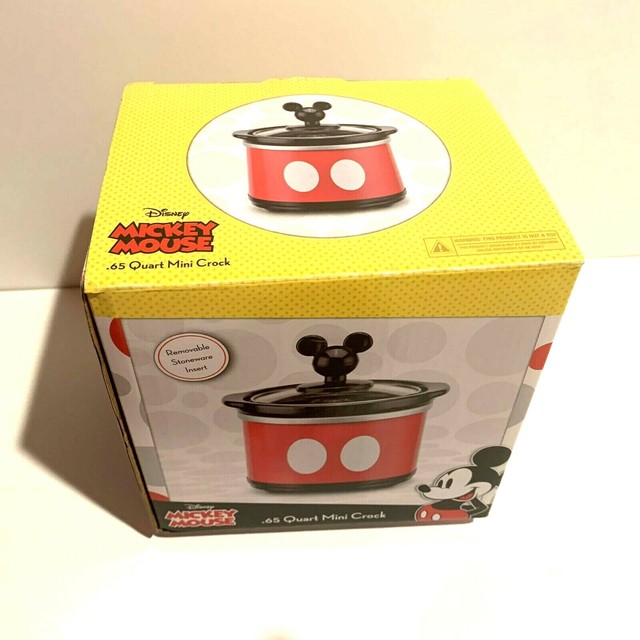 DISNEY MICKEY MOUSE .65 QUART *MINI* MINIATURE CROCK POT BRAND