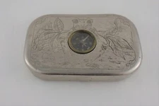 VINTAGE Tobacco Advertising " RARE FROG w/COMPASS 1878 " P. Lorillard EMPTY 