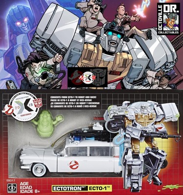 Transformers Hasbro X Ghostbusters Ecto-1 Ectotron Crossover Brandneu