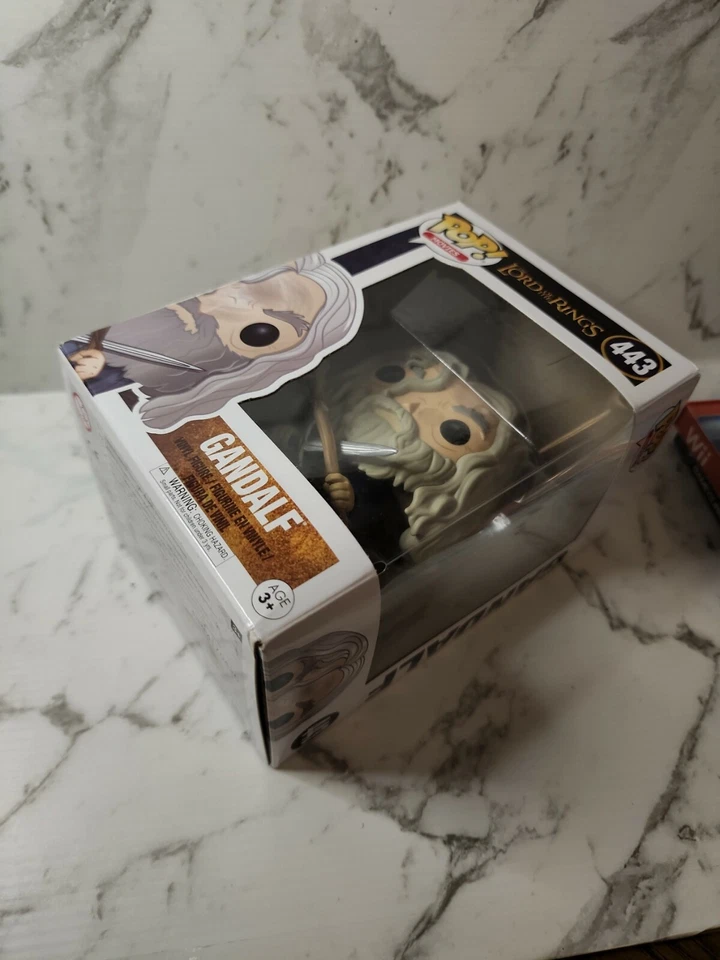 El Señor de los Anillos - Gandalf Pop! Figura Vinilo #443 Foto 3 de 4