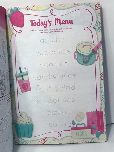Nickelodeon Butterbean's Cafe Fairy Good Food! Art Funtivity Book & Neon Crayons - Foto 10 di 11