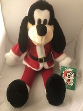 Vintage Disney Goofy Santa Plush Doll Christmas Macy's Exclusive Figure NWT