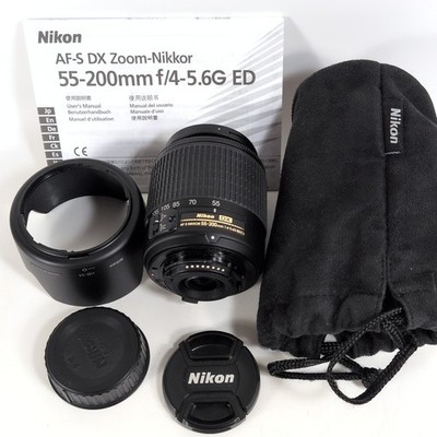 Nikon AF-S DX NIKKOR 55-200mm f/4-5.6G ED Zoom Lens for Series D3100-D61XX-D71XX