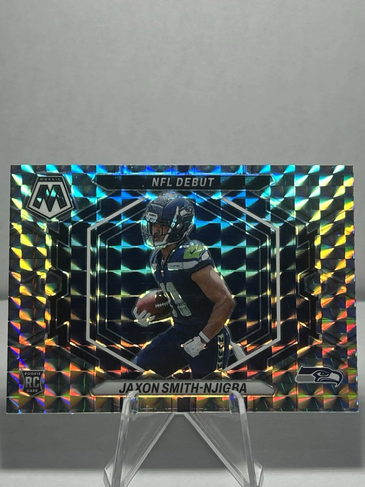 2023 Mosaic Jaxon Smith-Njigba RC Rookie NFL Debut #ND-12 Seahawks