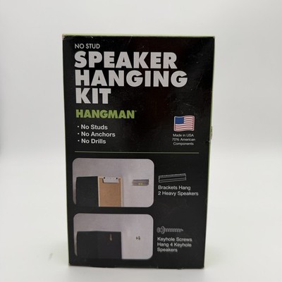 Hangman CSK-NS No Stud Speaker Hanging Kit Wall Mount Sealed Hardware Kit