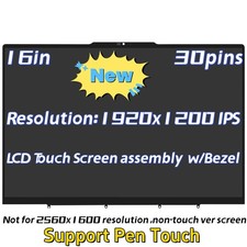 5D10S40100 For Lenovo Yoga 7 2-in-1 16IML9 83DL WUXGA LCD Touch Screen w/Bezel