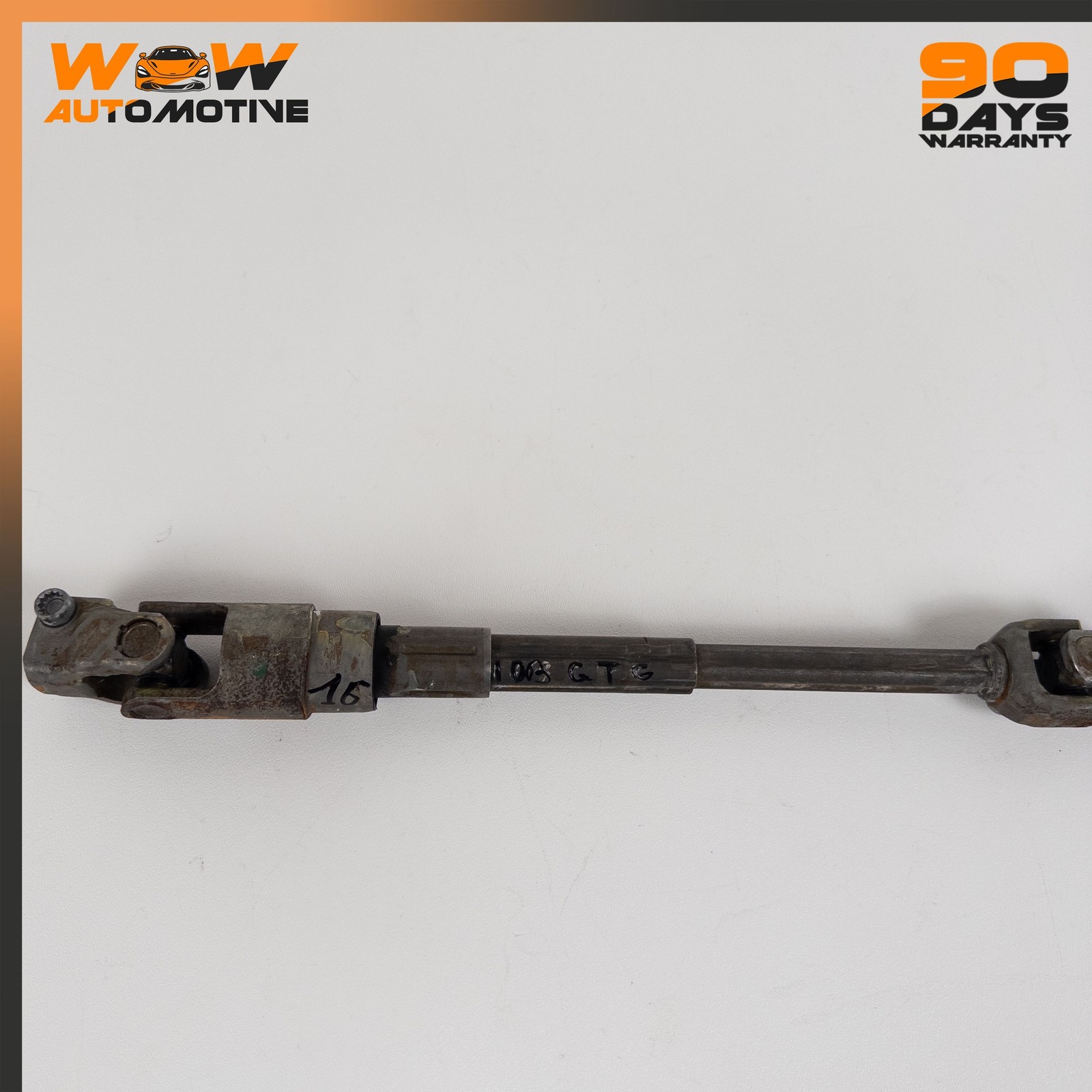 04-13 BENTLEY CONTINENTAL GTC LOWER STEERING COUPLING FLEX SHAFT ROD JOINT OEM