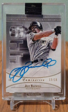 JEFF BAGWELL 2017 TOPPS LUMINARIES HOME RUN KINGS AUTO 13/15 AUTOGRAPH ASTROS