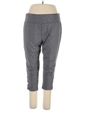 Pro Player Women Gray Active Pants 2X Plus