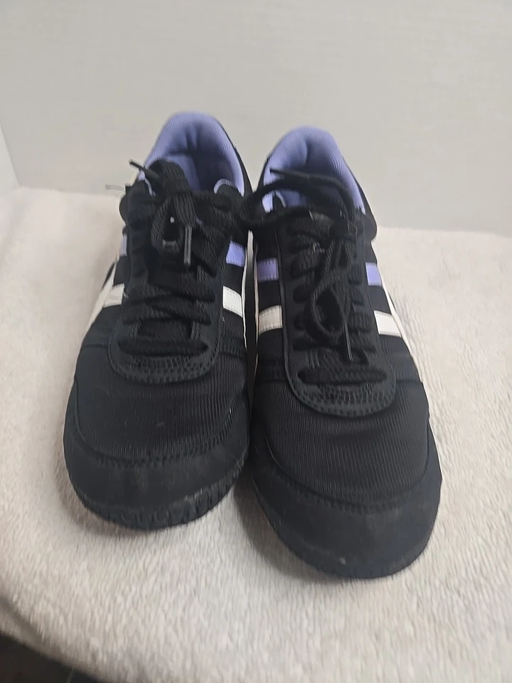 Onitsuka Tiger HN567 Black White And Purple Running Shoes Womens Size 8 - Image 2 of 4