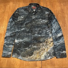 Hugo Boss Ero3 Marble Button Up Shirt Large