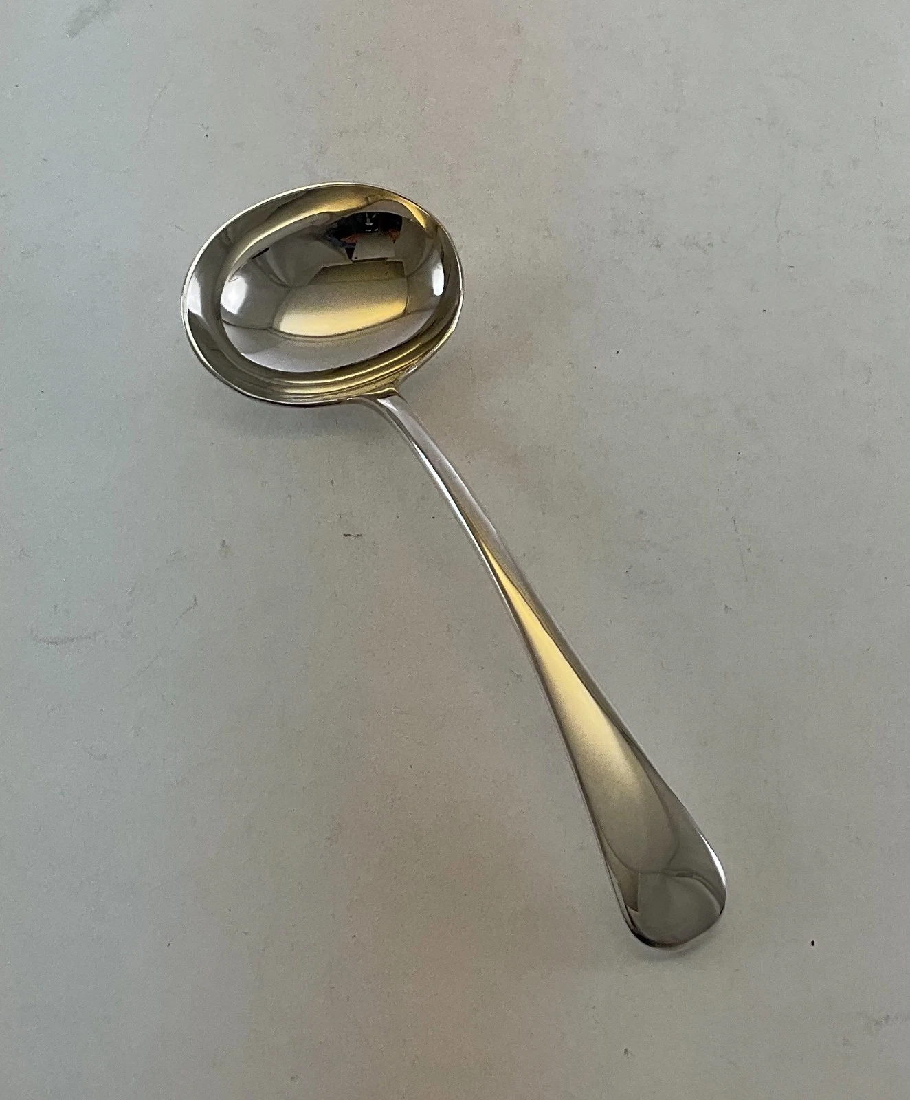 A Silver "Sauce/Gravy Ladle, Old English Pattern