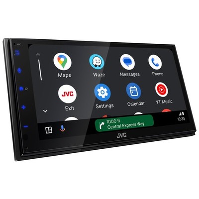 JVC KW-M695BW 6.8'' WSVGA 1DIN Short DMR, Wireless CP/AA, iData, SXM, 1Cam