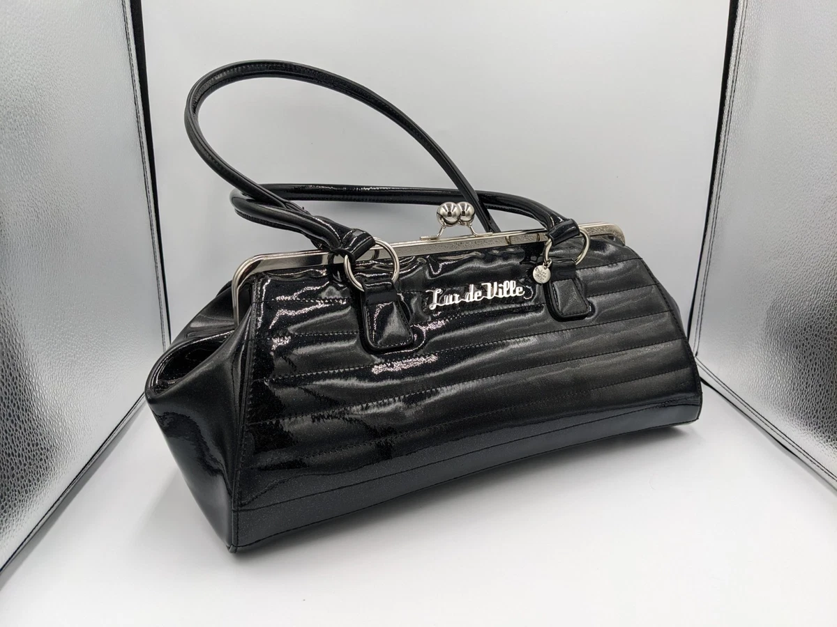Lux Lux de ville ラックスデヴィル スタッズ ハンドバッグ De Ville 