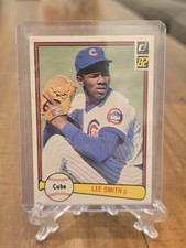 1982 DONRUSS #252 LEE SMITH ROOKIE CARD CHICAGO CUBS . rookie card picture