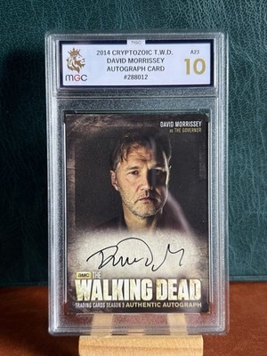 TC2B5) A23 THE WALKING DEAD STAFFEL 3 AUTOGRAMMKARTE DAVID MORRISEY PRISTINE GEM