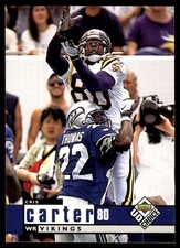 Cris Carter 1998 UD Choice #97 Vikings NFL READ FREE SHIPPING AutographDen