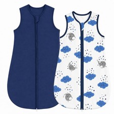 0.5 TOG Baby Sleep Sack for Summer -Cotton Infant Wearable Blanket with 2-Way...